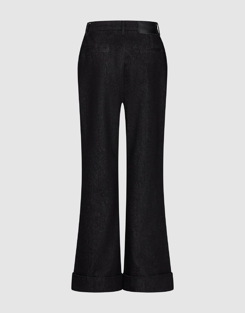 Rolled Up Hem Wide-Leg Jeans sold by Urban Revivo product image thumbnail 3