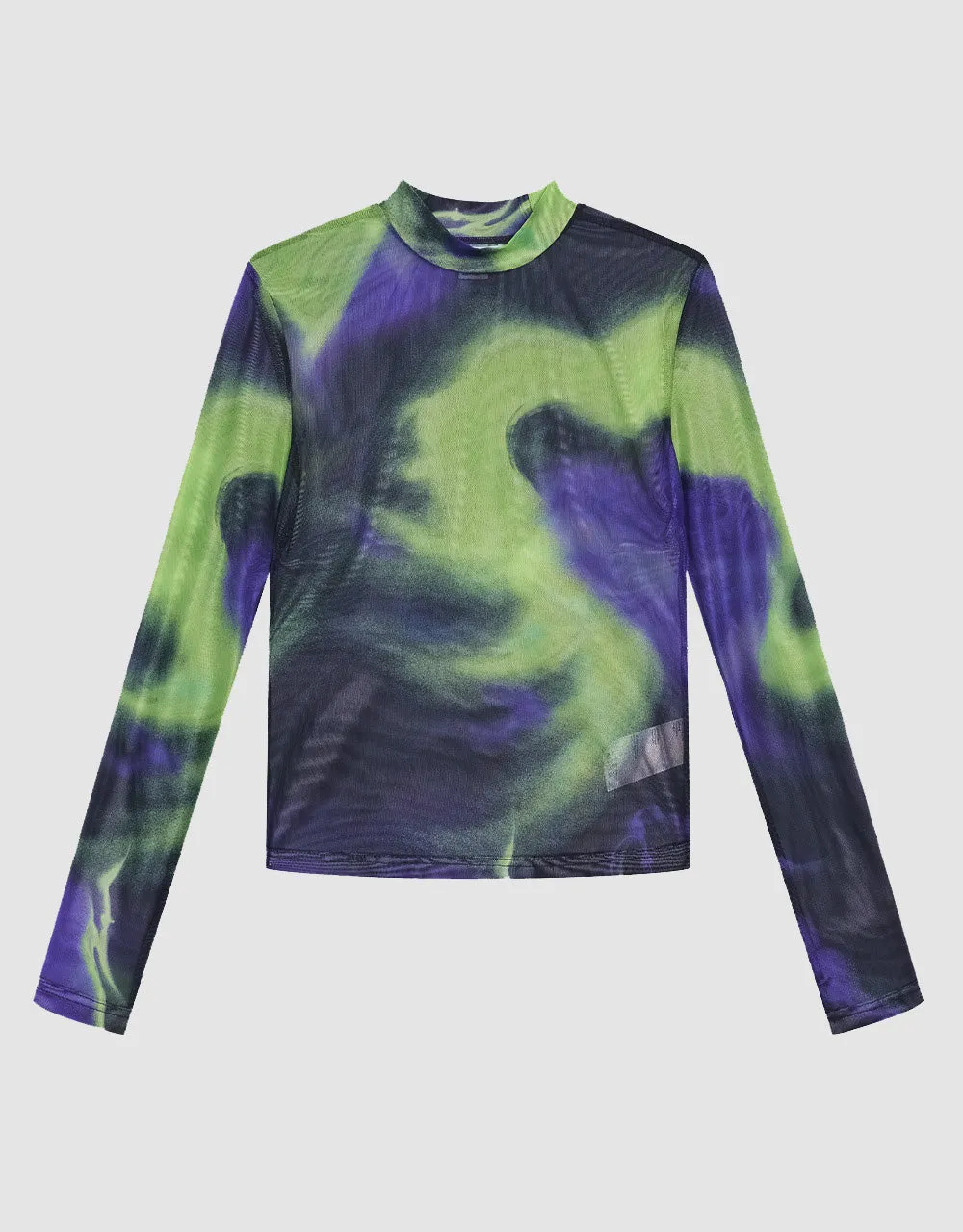 Graffiti Print Mesh Top sold by Urban Revivo