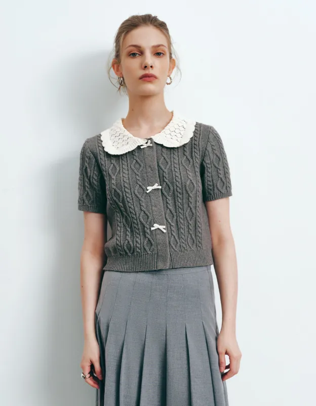 Skinny Knitted Cardigan sold by Urban Revivo