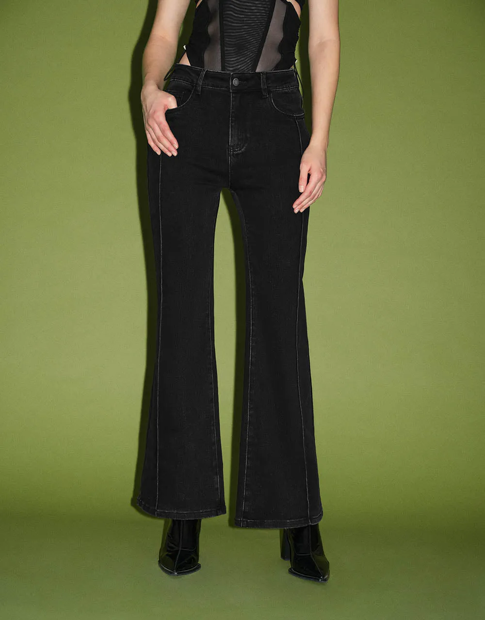 Flare Jeans sold by Urban Revivo product image thumbnail 2