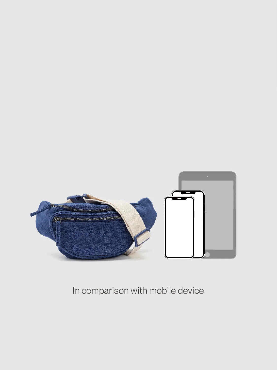 Denim Fanny Pack sold by Urban Revivo product image thumbnail 2