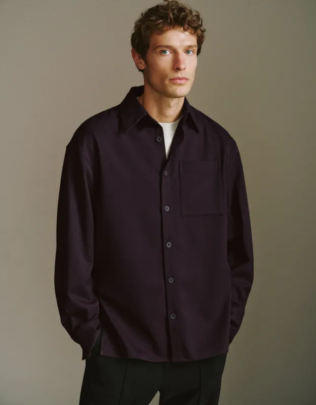 Button Up Oversized Shirt made by Urban Revivo