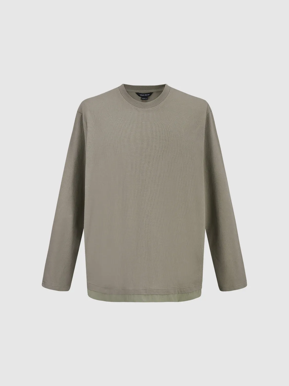 Crew Neck Loose T-Shirt sold by Urban Revivo product image thumbnail 2