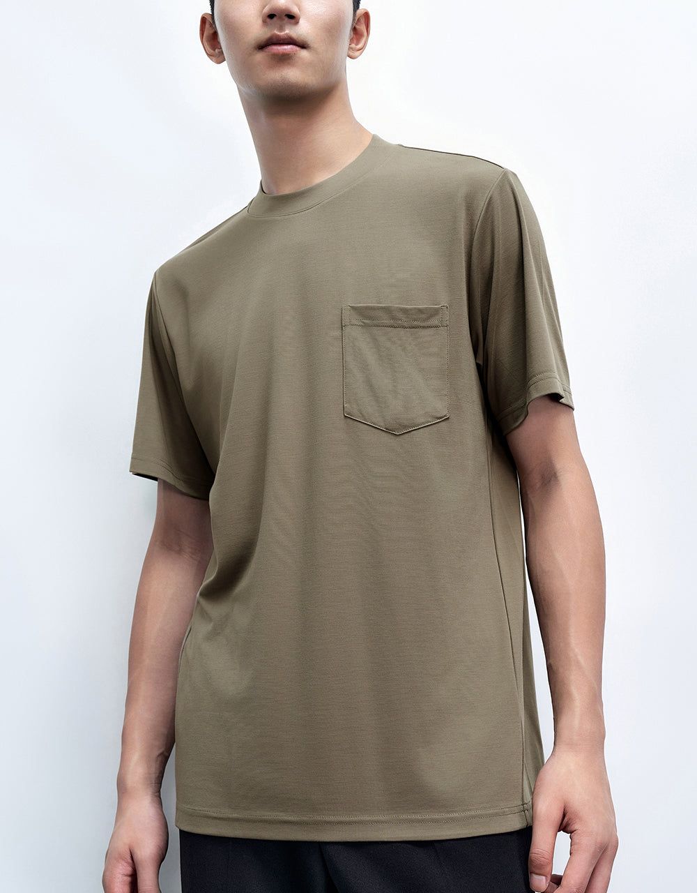 Crew Neck Loose T-Shirt sold by Urban Revivo product image thumbnail 2