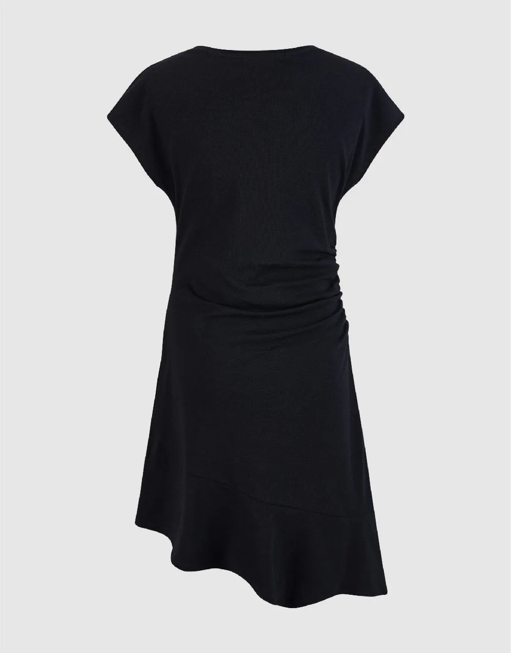 Drop Shoulder Sleeve Crew Neck A-Line Dress sold by Urban Revivo product image thumbnail 5