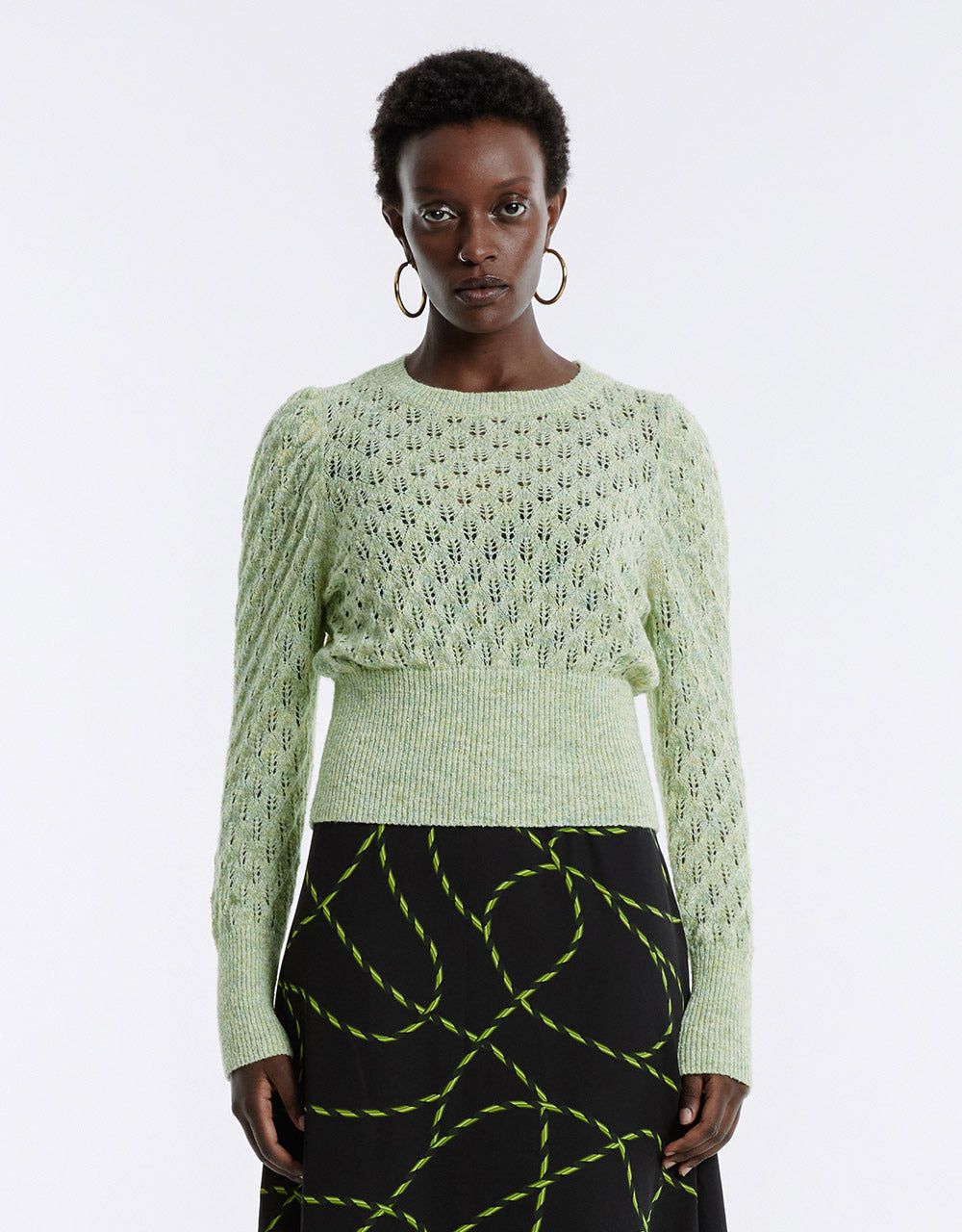 Pointelle Sweater sold by Urban Revivo product image thumbnail 3