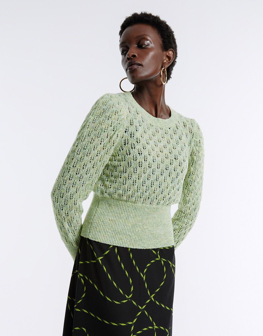 Pointelle Sweater sold by Urban Revivo