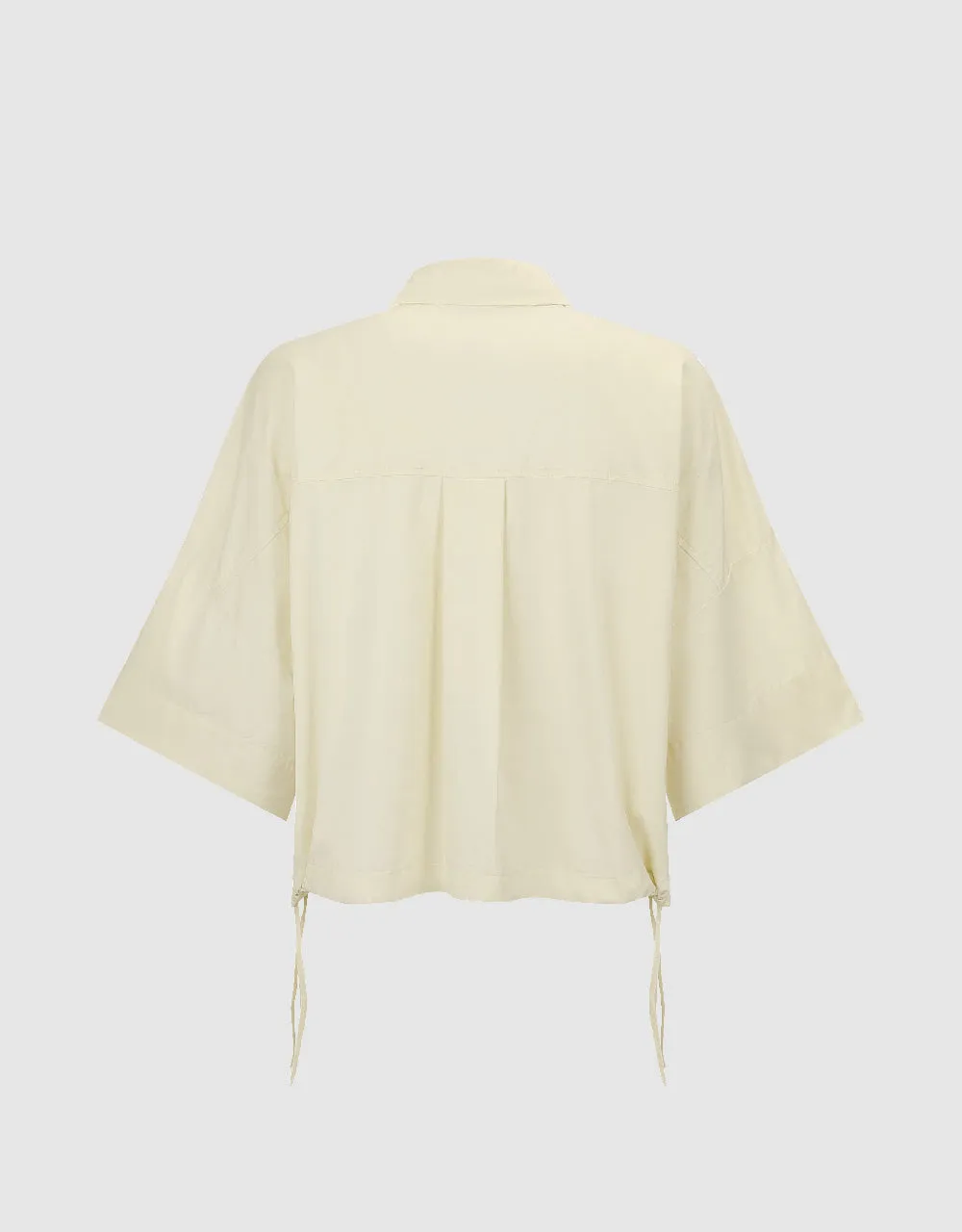 Button Up Straight Shirt sold by Urban Revivo product image thumbnail 5