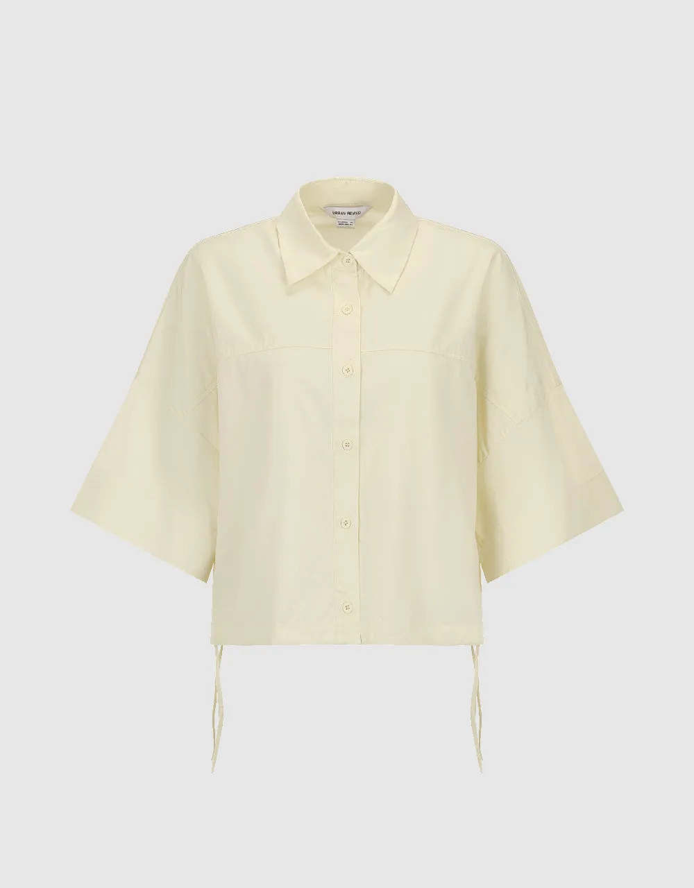 Button Up Straight Shirt sold by Urban Revivo