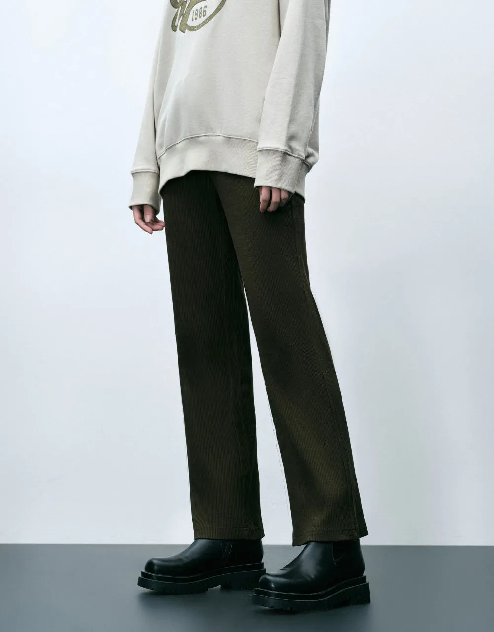 Knitted Flare Pants sold by Urban Revivo product image thumbnail 3