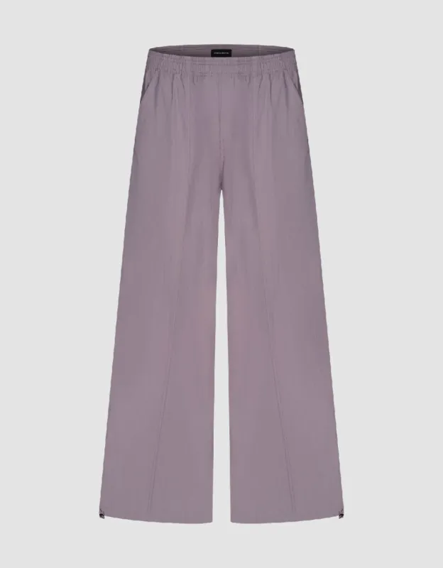 Elastic Waist Knitted Wide-Leg Pants sold by Urban Revivo