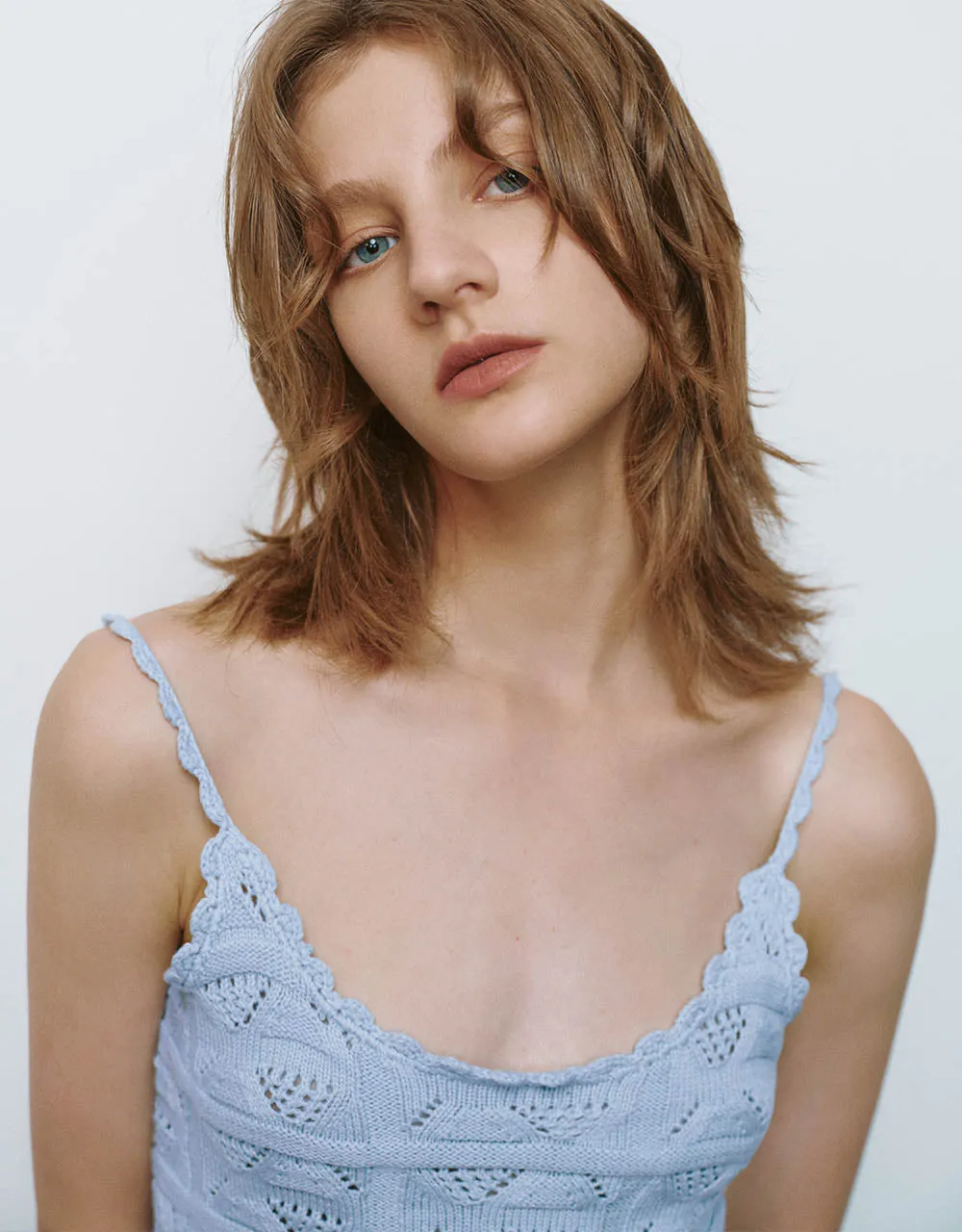 Crochet U Neck Knitted Cami Top sold by Urban Revivo product image thumbnail 4