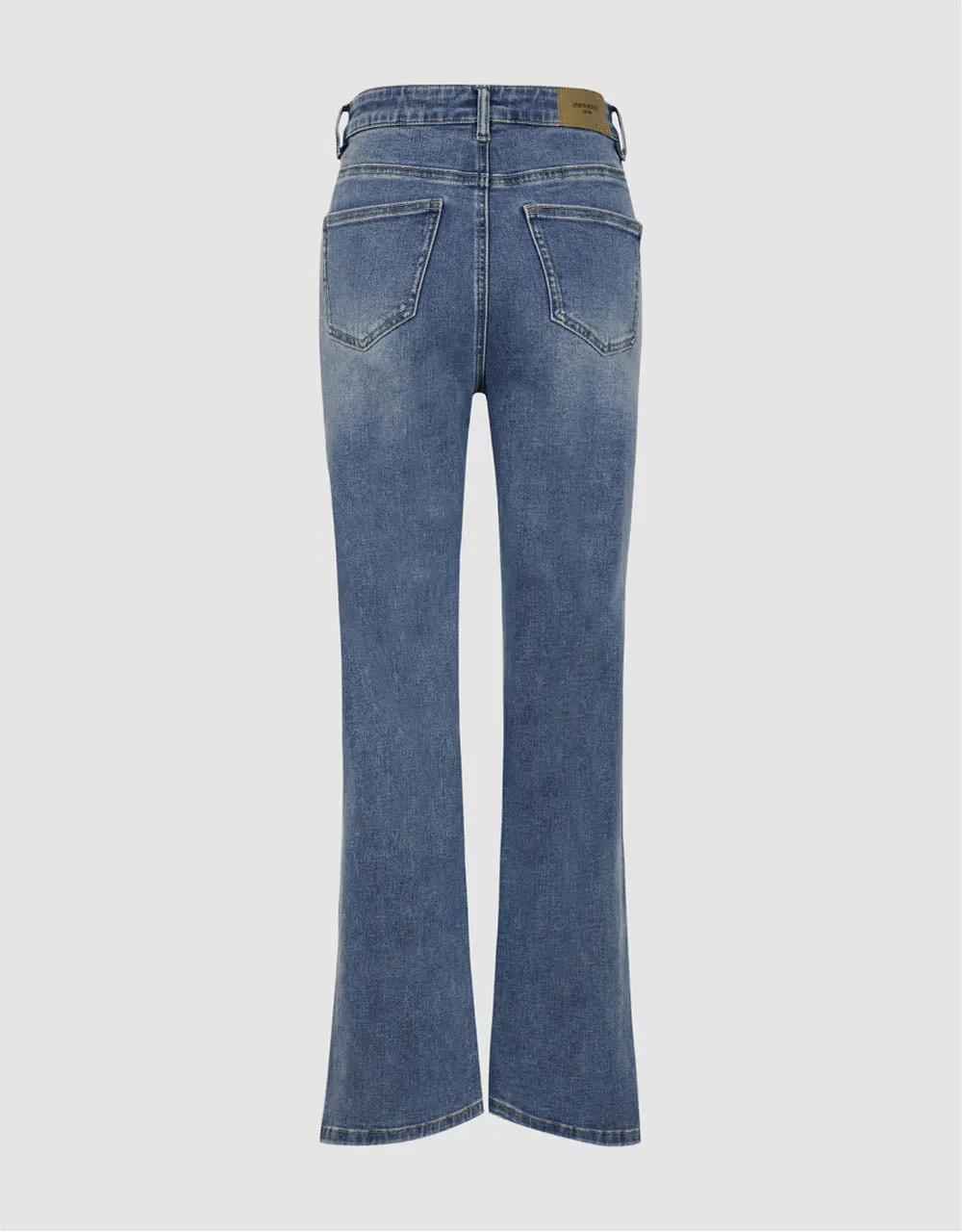 Split Hem Straight Jeans sold by Urban Revivo product image thumbnail 3
