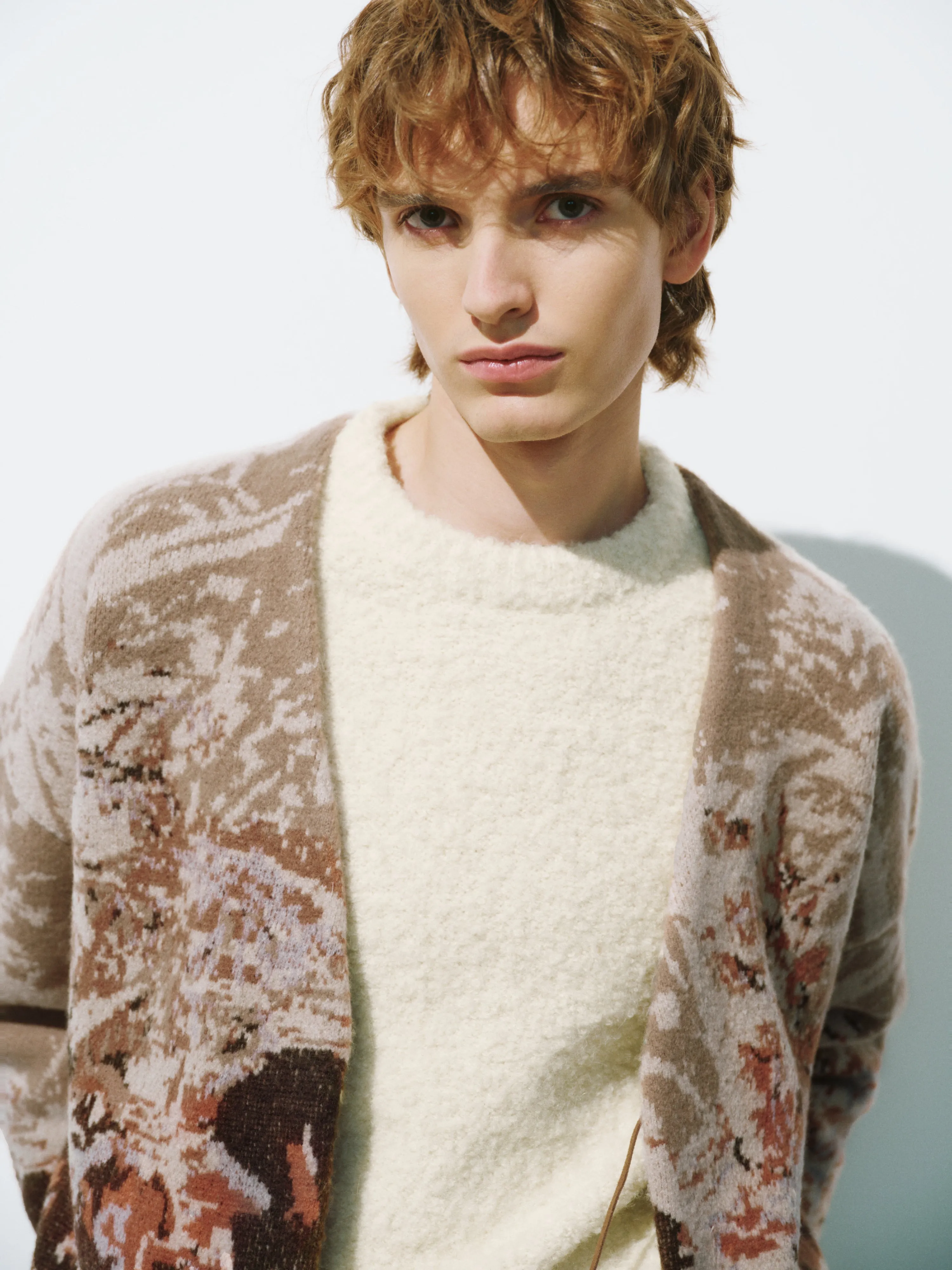Tie Front Printed Knitted Cardigan sold by Urban Revivo product image thumbnail 5