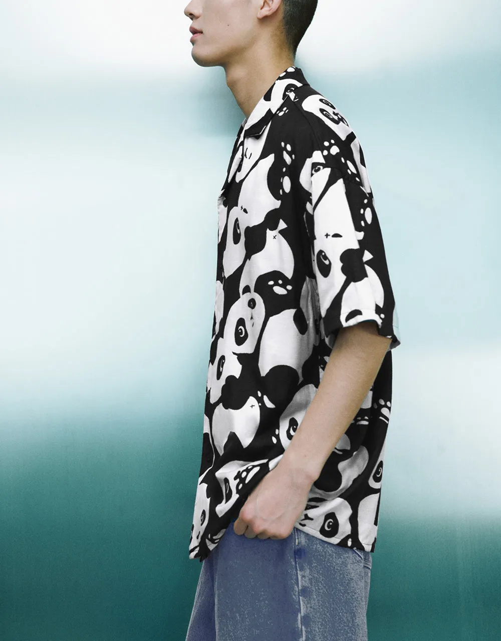 Printed Loose Shirt sold by Urban Revivo product image thumbnail 3