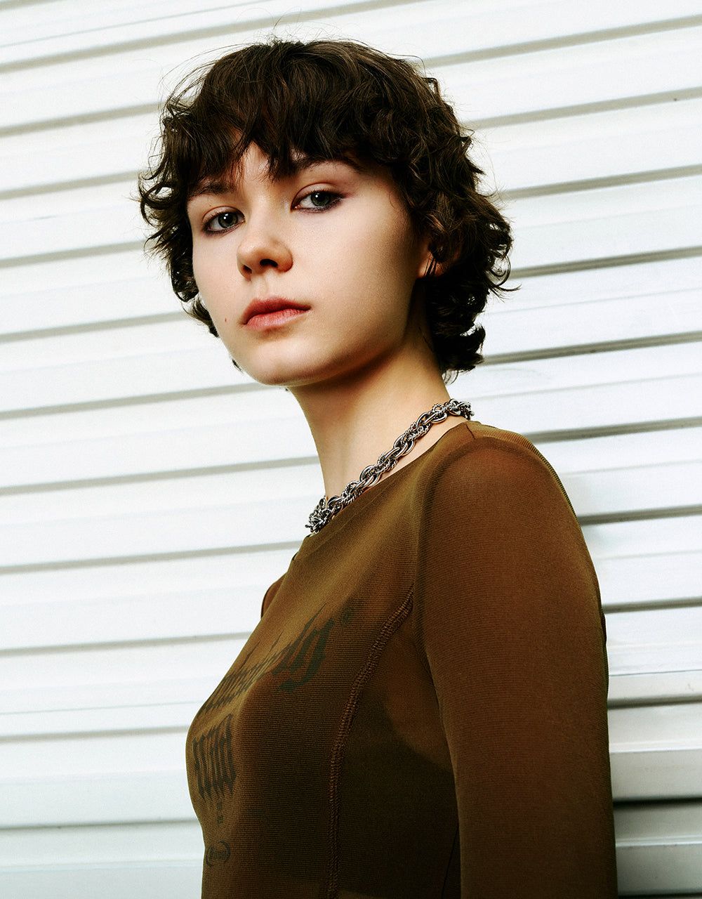 Letter Printed Crew Neck Knitted T-Shirt sold by Urban Revivo product image thumbnail 5