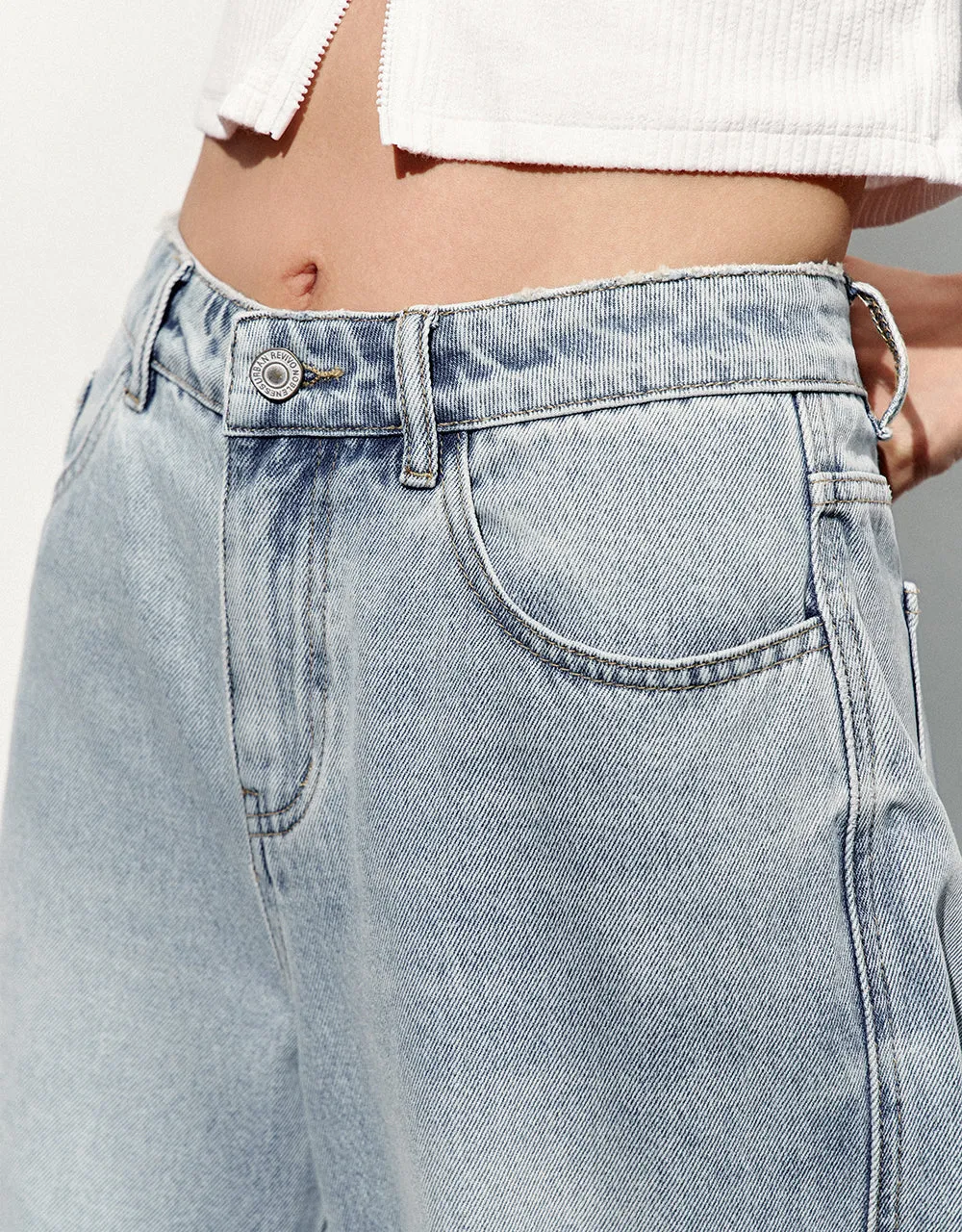 Ripped Straight Jeans sold by Urban Revivo product image thumbnail 5