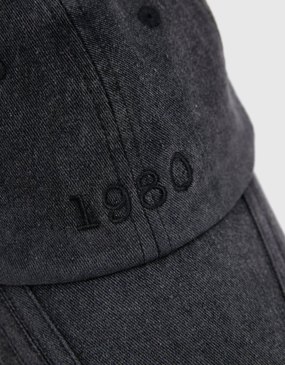 Letter Embroidered Denim Baseball Cap sold by Urban Revivo product image thumbnail 4