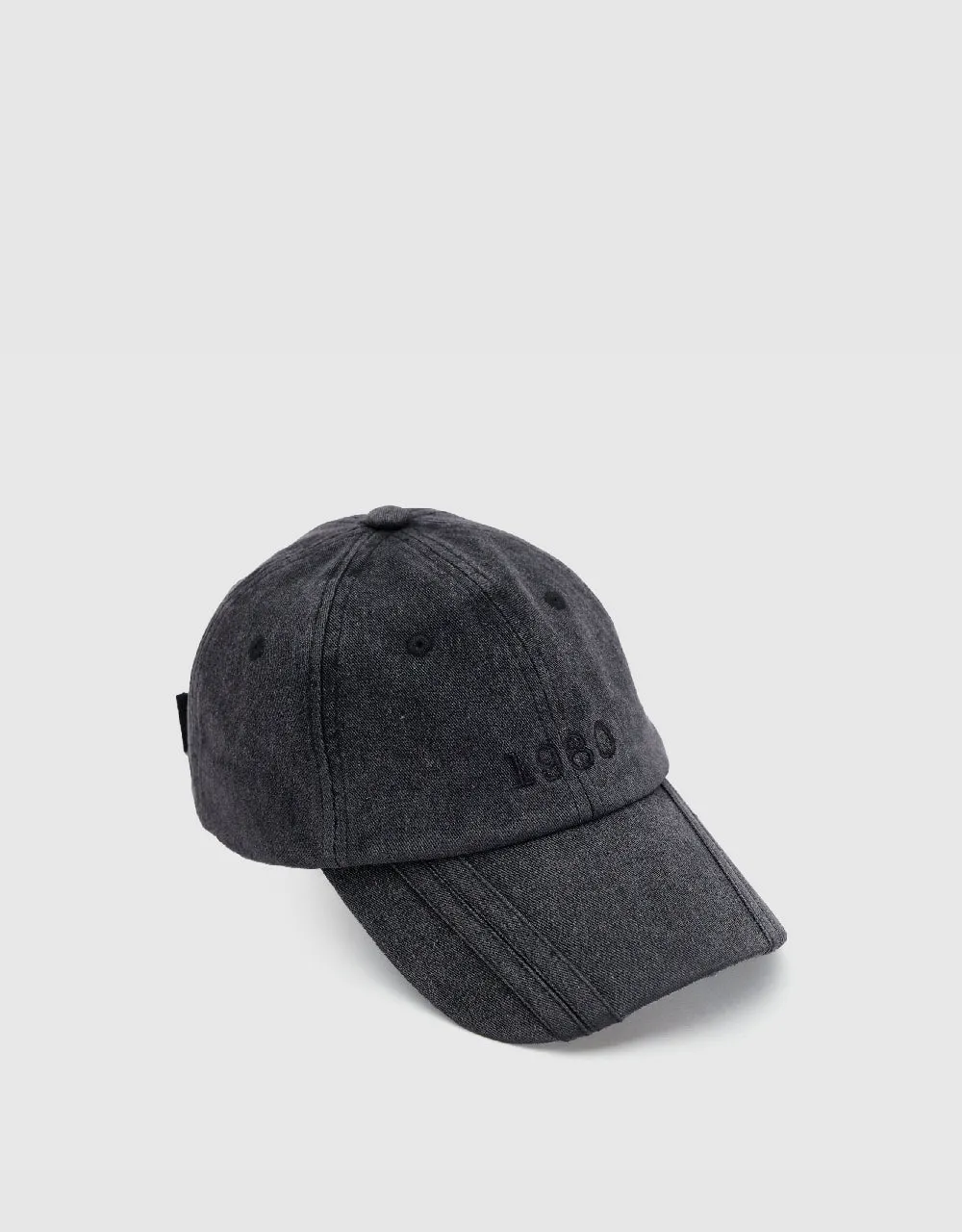 Letter Embroidered Denim Baseball Cap sold by Urban Revivo product image thumbnail 2
