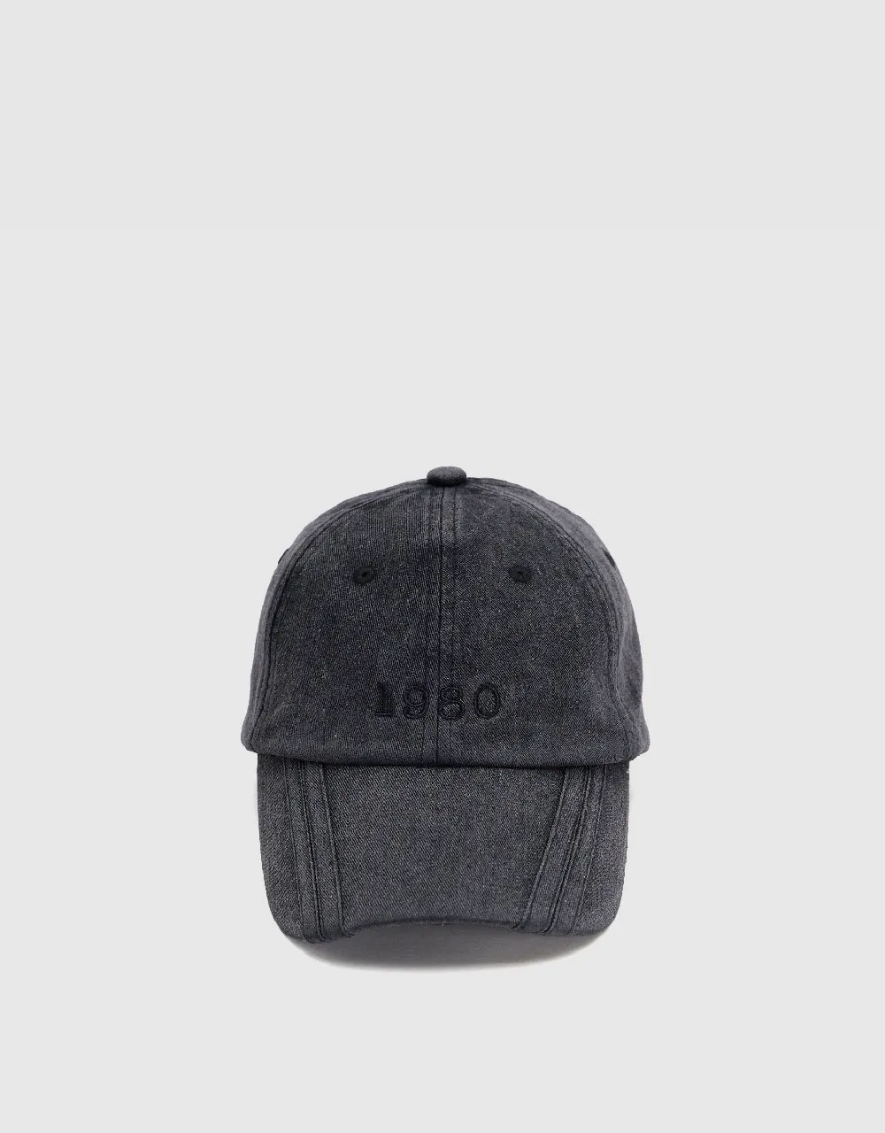 Letter Embroidered Denim Baseball Cap sold by Urban Revivo