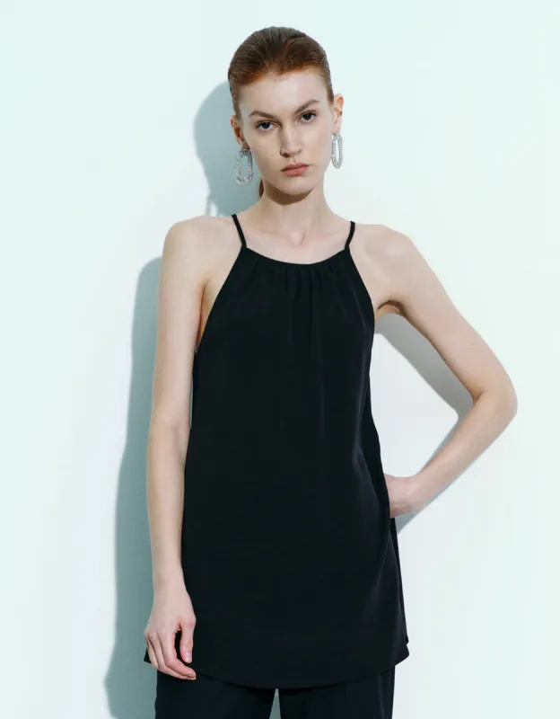 Sleeveless Crew Neck Overhead Shirt sold by Urban Revivo