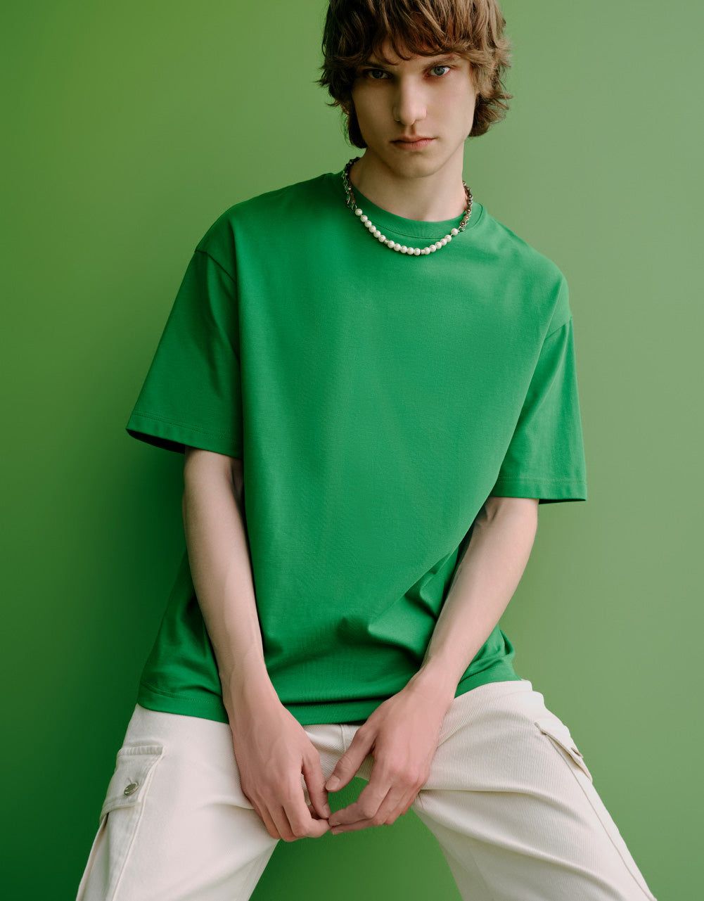 Basic Crew Neck T-Shirt sold by Urban Revivo product image thumbnail 5