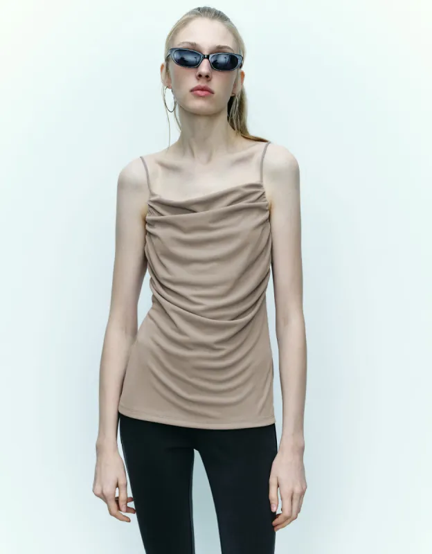 Ruched Cami Top sold by Urban Revivo