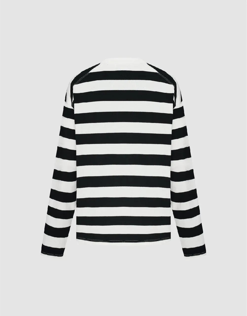 Striped Crew Neck T-Shirt sold by Urban Revivo product image thumbnail 2