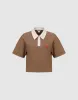 Embroidered Straight Polo T-Shirt sold by Urban Revivo