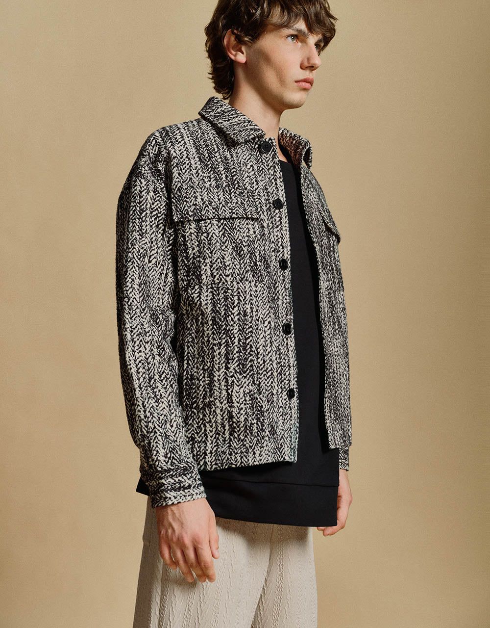 Printed Straight Jacket sold by Urban Revivo product image thumbnail 3