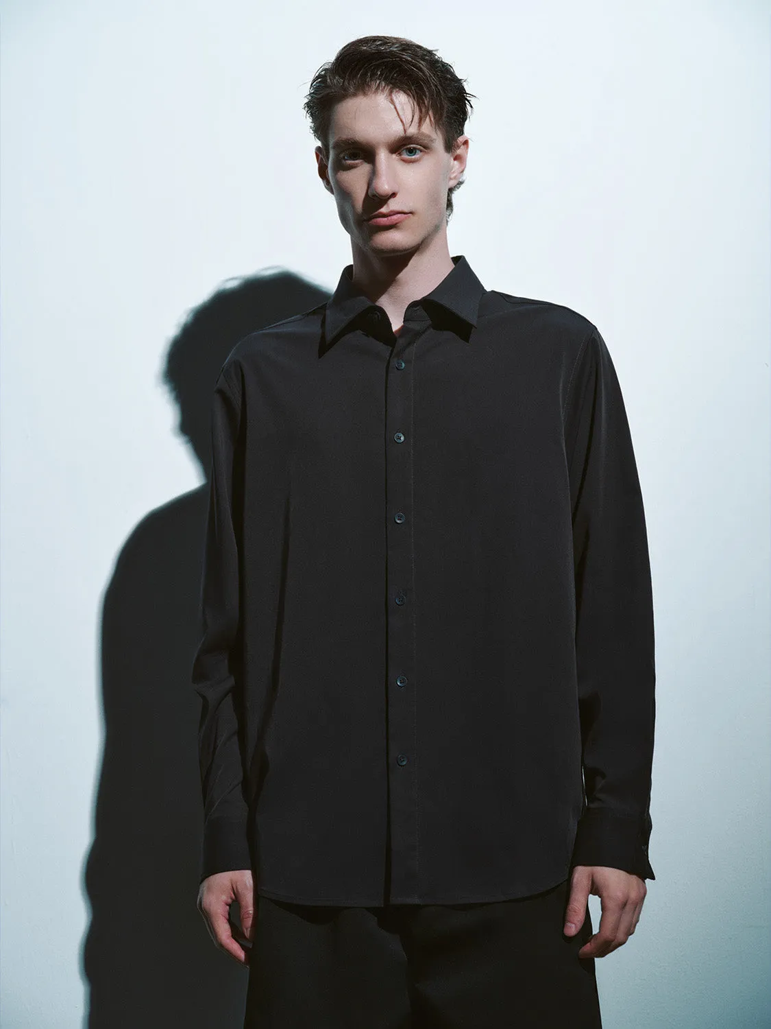Button Up Loose Shirt sold by Urban Revivo