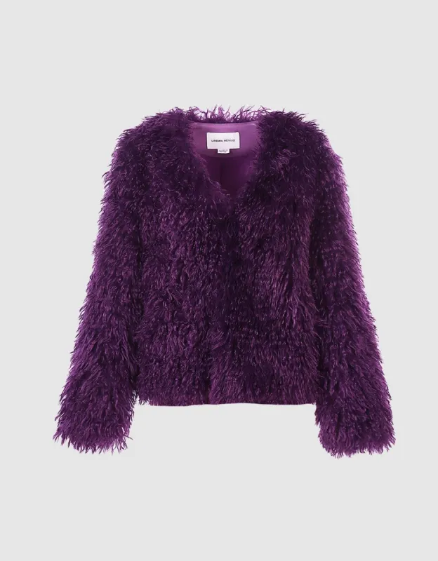 Faux Fur Jacket sold by Urban Revivo
