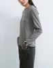 Rhinestone Decor Crew Neck T-Shirt sold by Urban Revivo