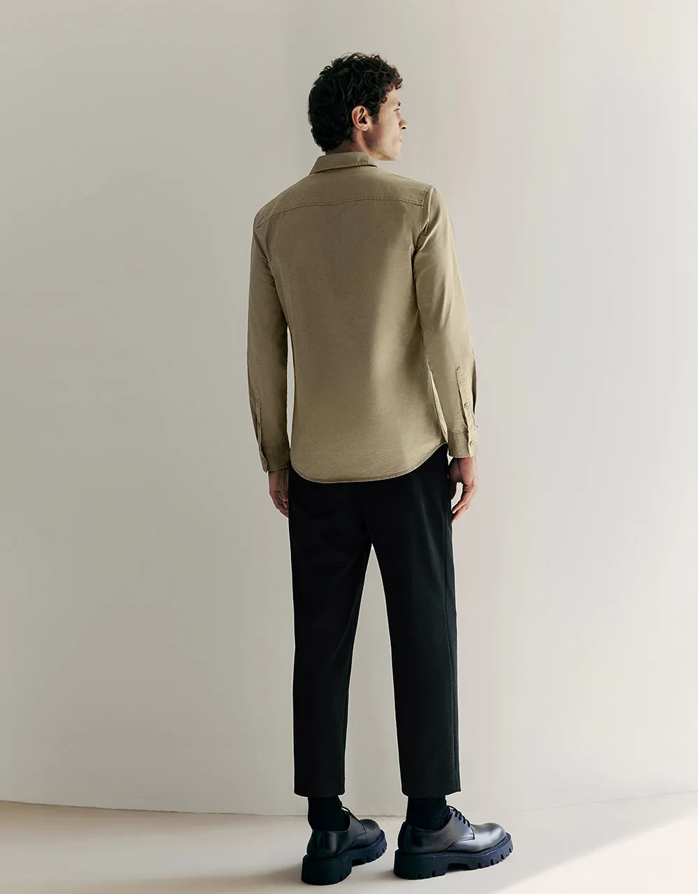 Button Up Straight Shirt sold by Urban Revivo product image thumbnail 5