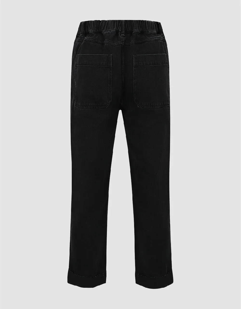 Raw Hem Straight Jeans sold by Urban Revivo product image thumbnail 3