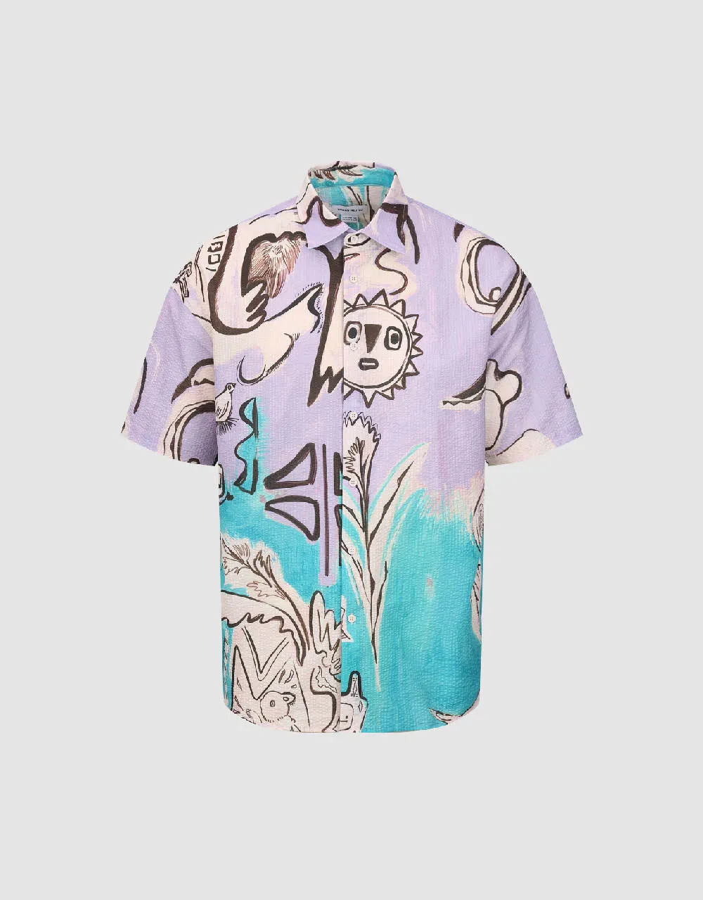 Printed Loose Shirt sold by Urban Revivo product image thumbnail 2