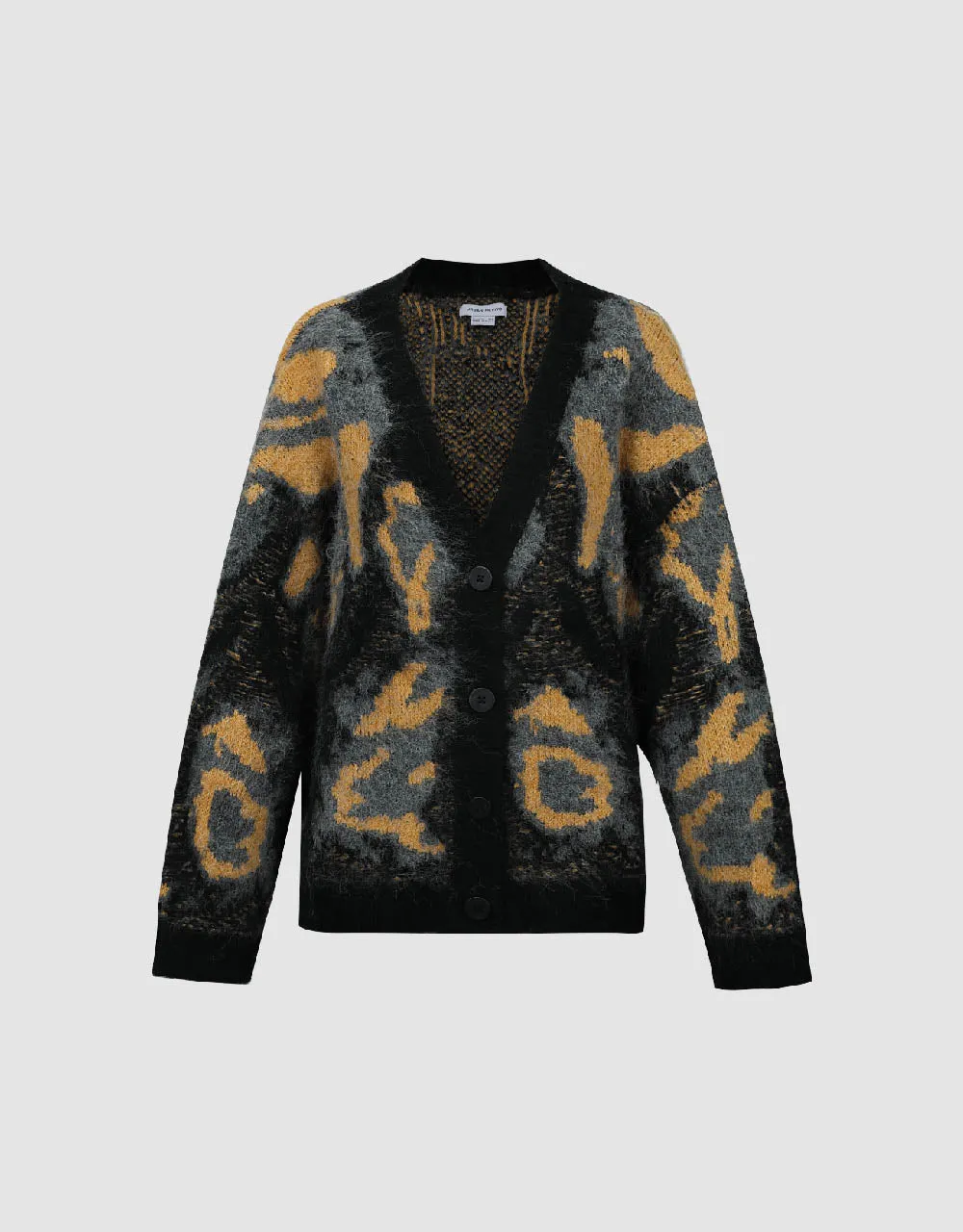 Printed V-Neck Knitted Cardigan sold by Urban Revivo product image thumbnail 2