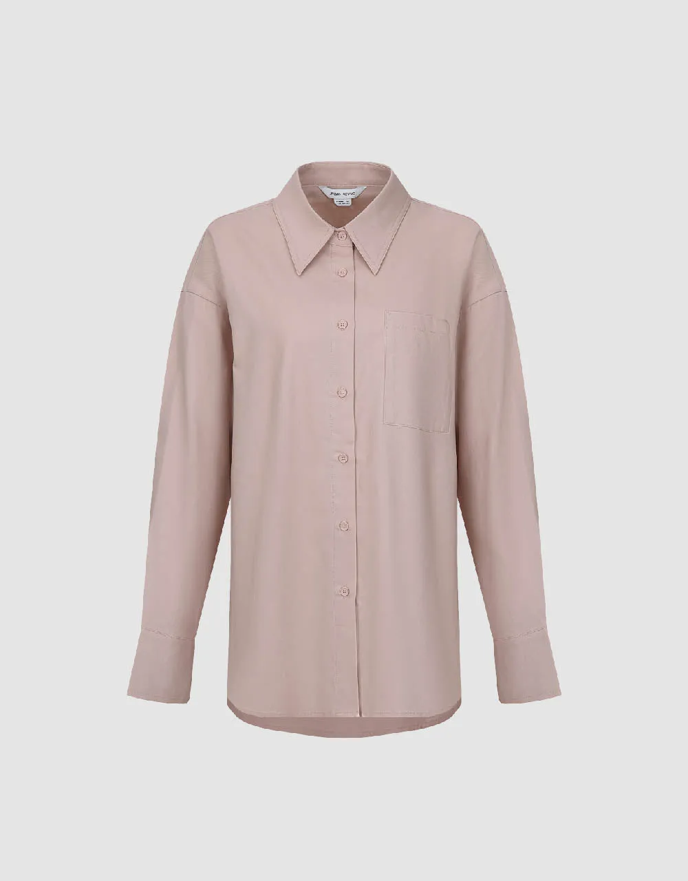 Button Up Straight Shirt sold by Urban Revivo product image thumbnail 2