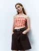 Shirred Cropped Cami Top sold by Urban Revivo