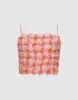 Shirred Cropped Cami Top sold by Urban Revivo