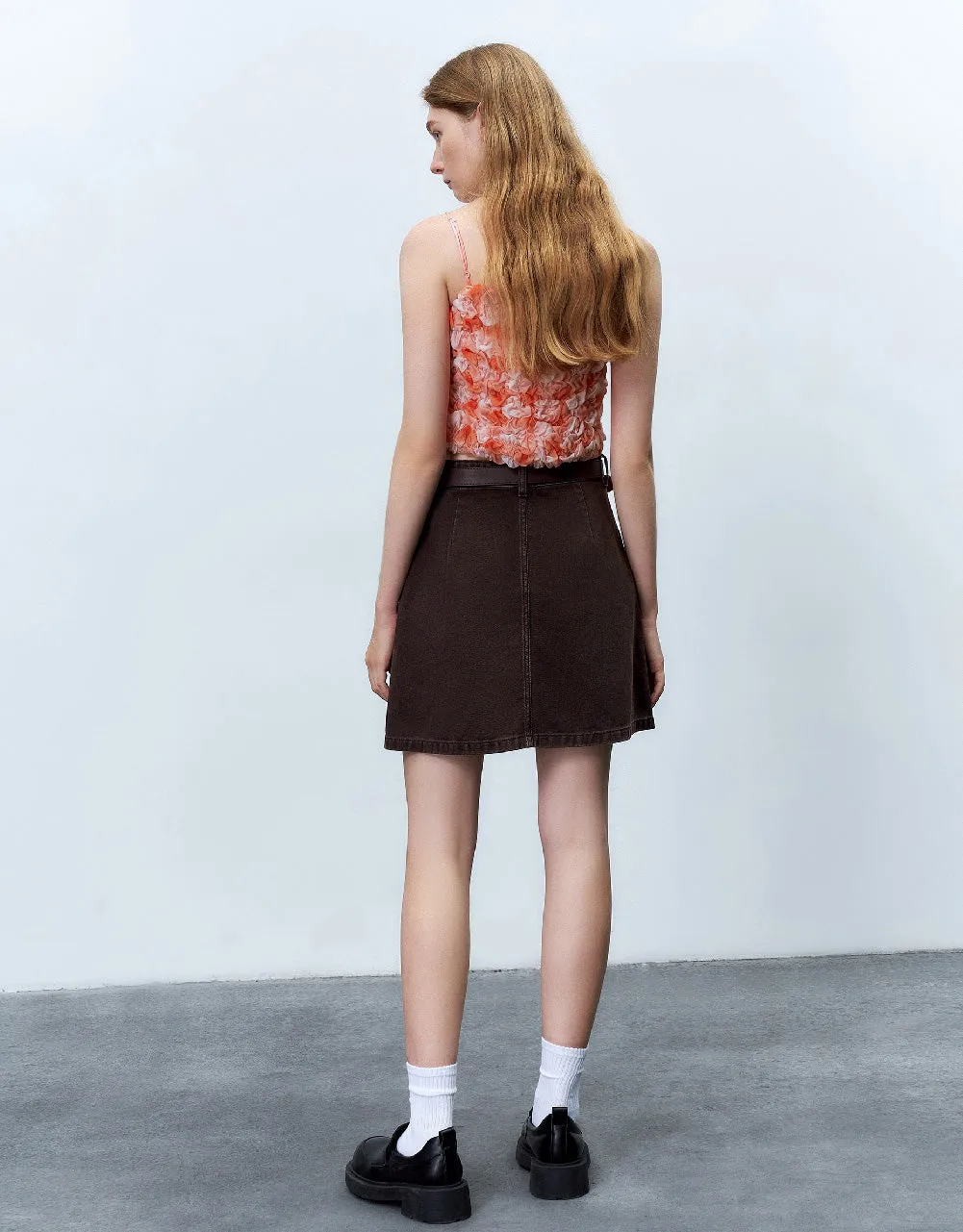 Shirred Cropped Cami Top sold by Urban Revivo product image thumbnail 4