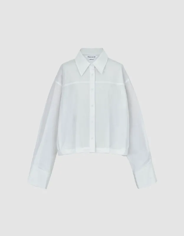 Button Up Balloon Shirt sold by Urban Revivo