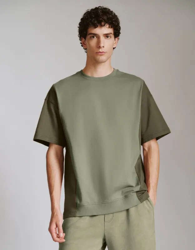 Crew Neck Loose T-Shirt made by Urban Revivo