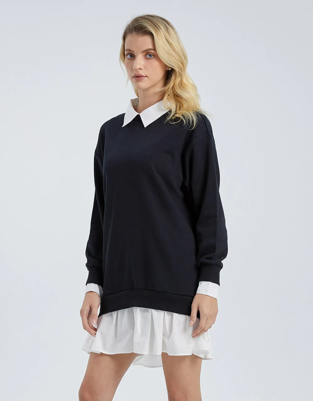 Faux Sweater Shirt Dress sold by Urban Revivo product image thumbnail 2