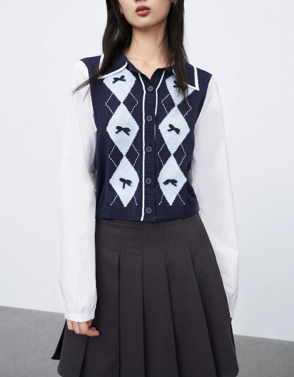 2 In 1 Knitted Cardigan sold by Urban Revivo product image thumbnail 2