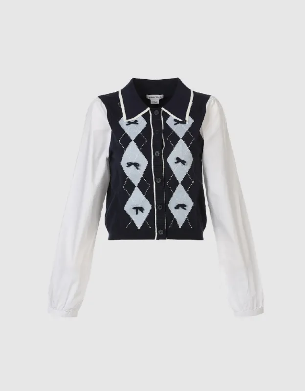 2 In 1 Knitted Cardigan sold by Urban Revivo