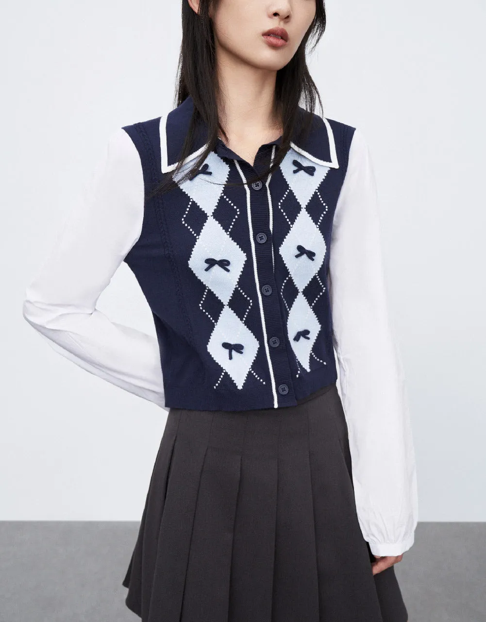 2 In 1 Knitted Cardigan sold by Urban Revivo product image thumbnail 3