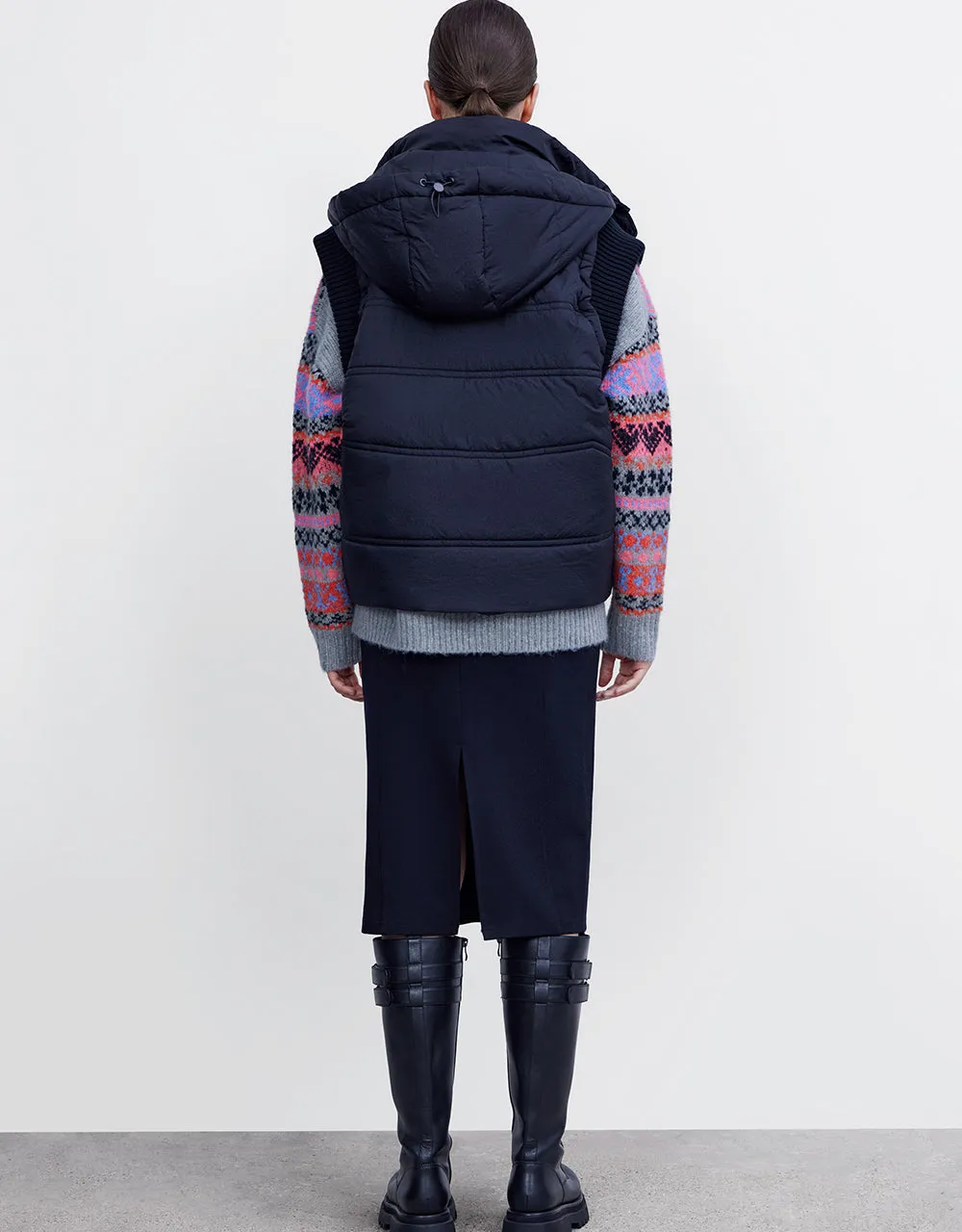 Hooded Padded Waistcoat sold by Urban Revivo product image thumbnail 5