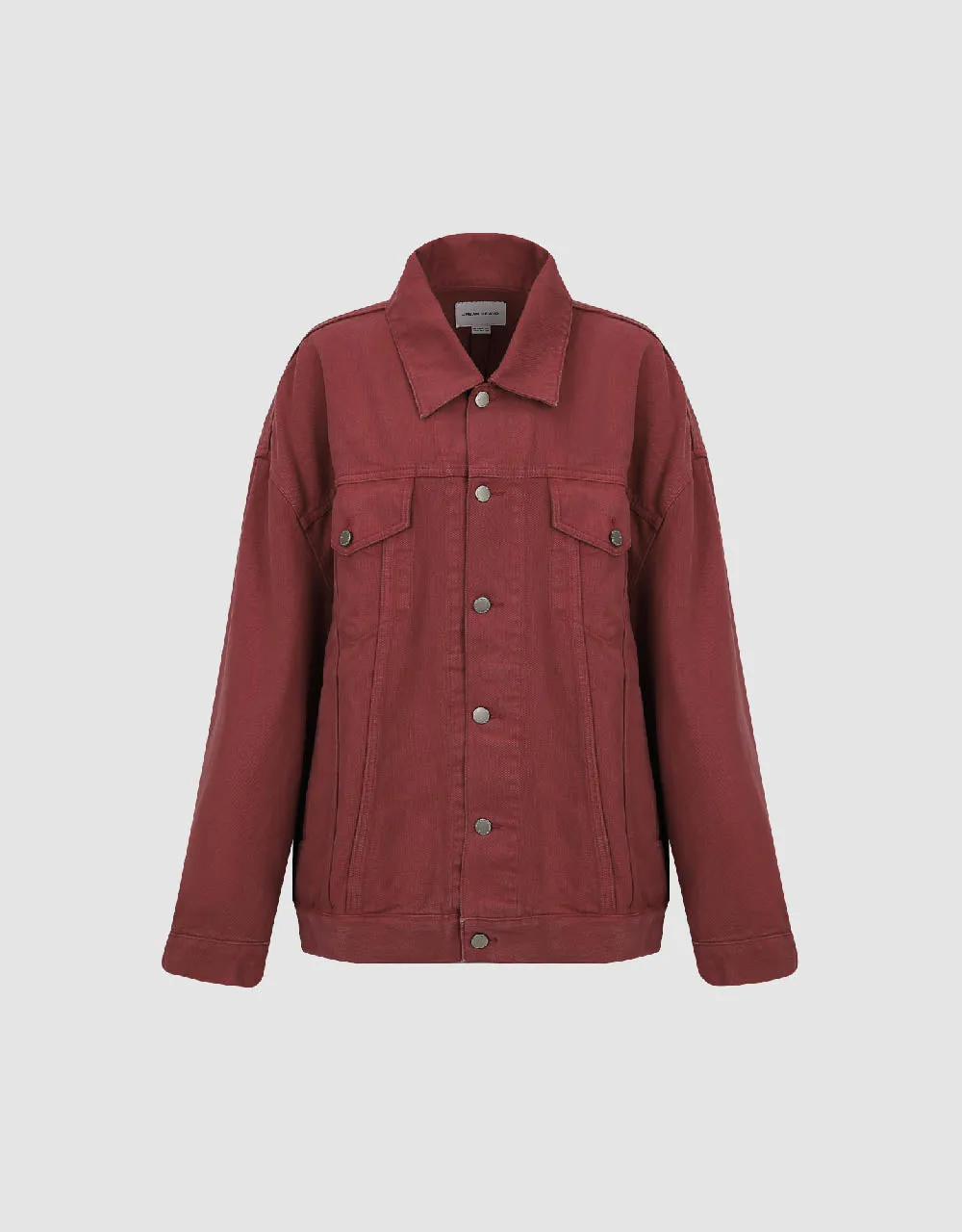 Press Buttoned Denim Jacket sold by Urban Revivo product image thumbnail 2