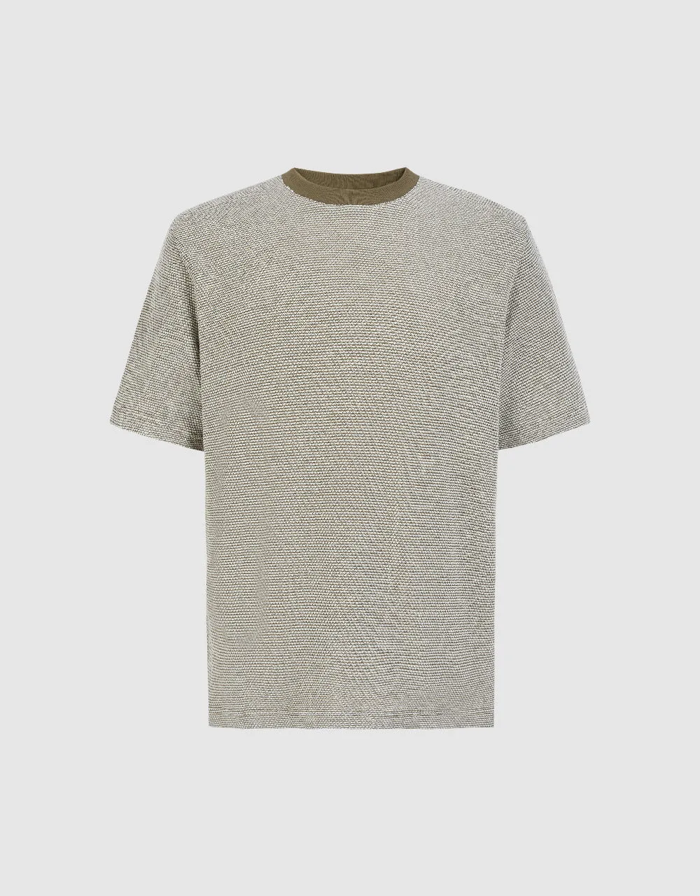 Crew Neck Knitted T-Shirt sold by Urban Revivo product image thumbnail 2